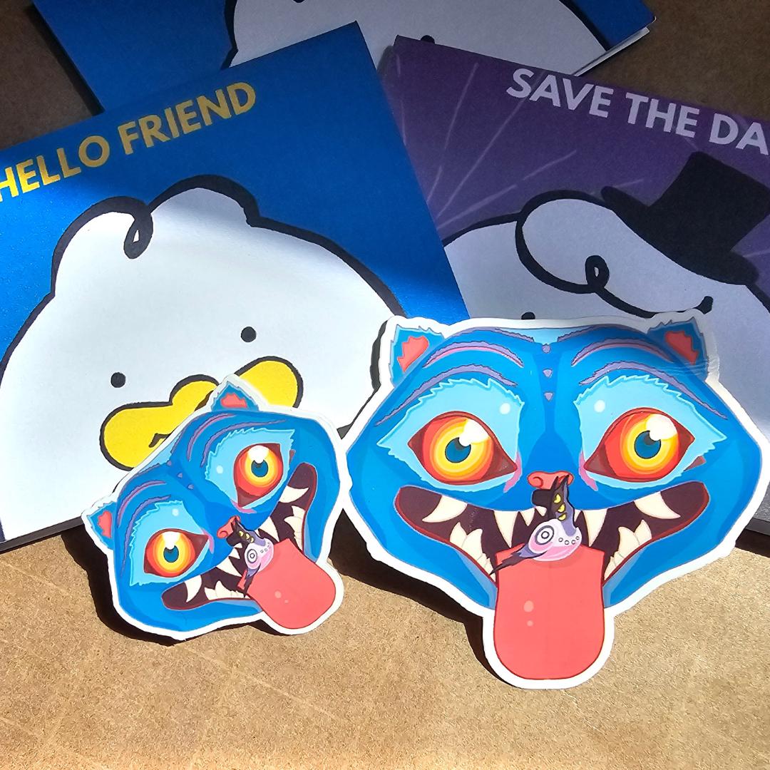 Derpy Tiger + Sussie Bird Kpop Demon Hunters Sticker!