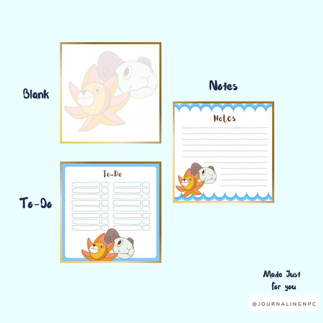 One Piece Anime Ships Notepad