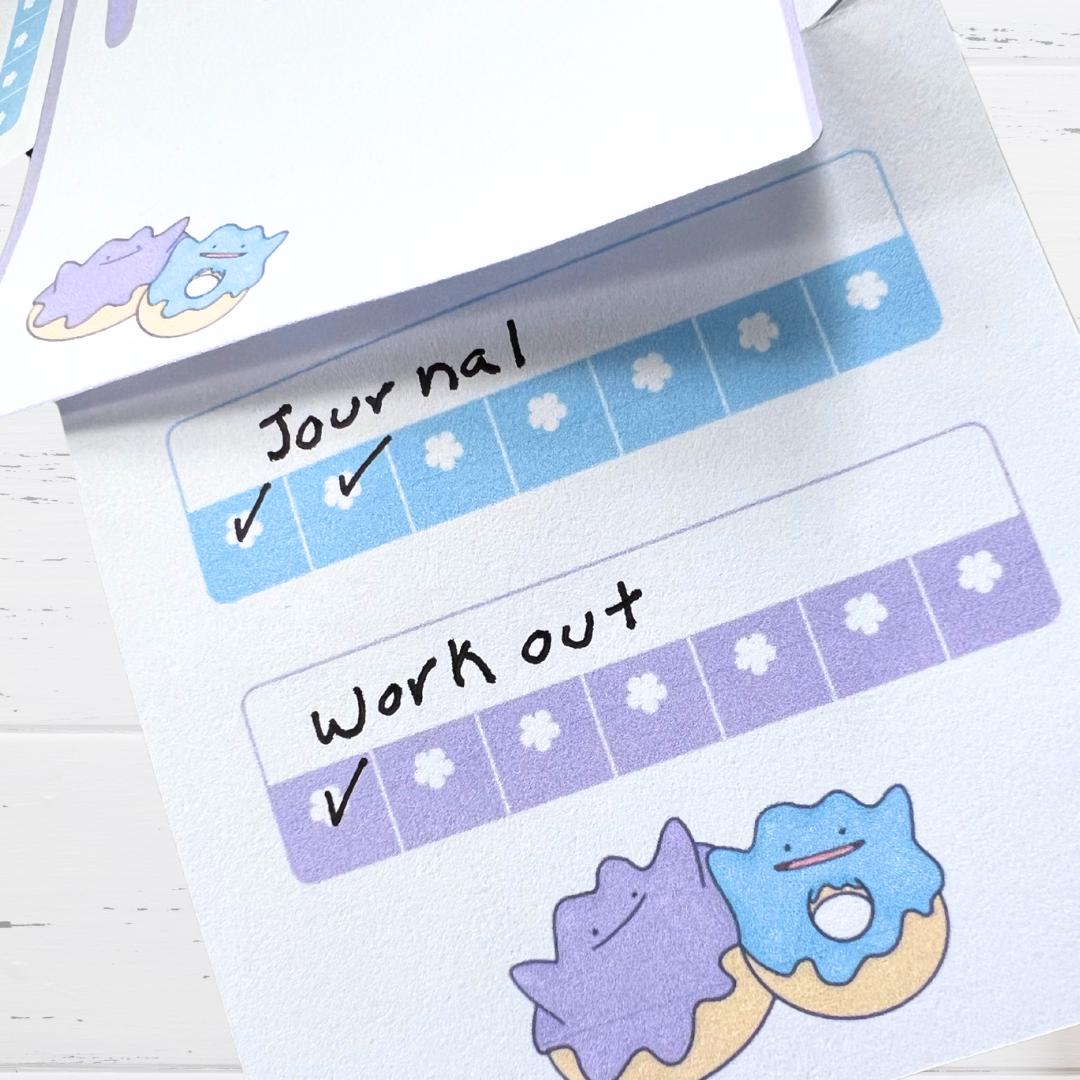 Ditto Donut Pokémon Notepad