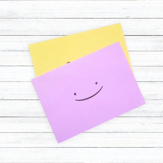 Pokémon Note Cards Ditto + Surprised Pikachu Purple and Yellow