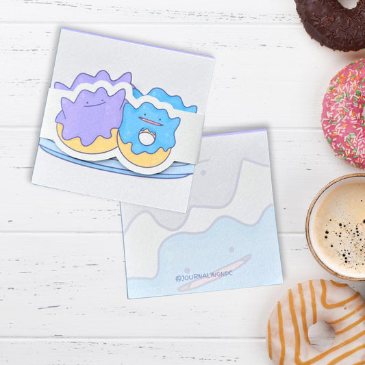 Ditto Donut Pokémon Notepad