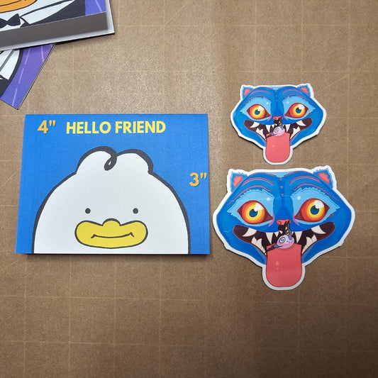 Derpy Tiger + Sussie Bird Kpop Demon Hunters Sticker!