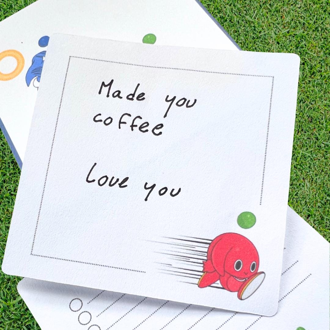 Sonic Chao Running Notepad