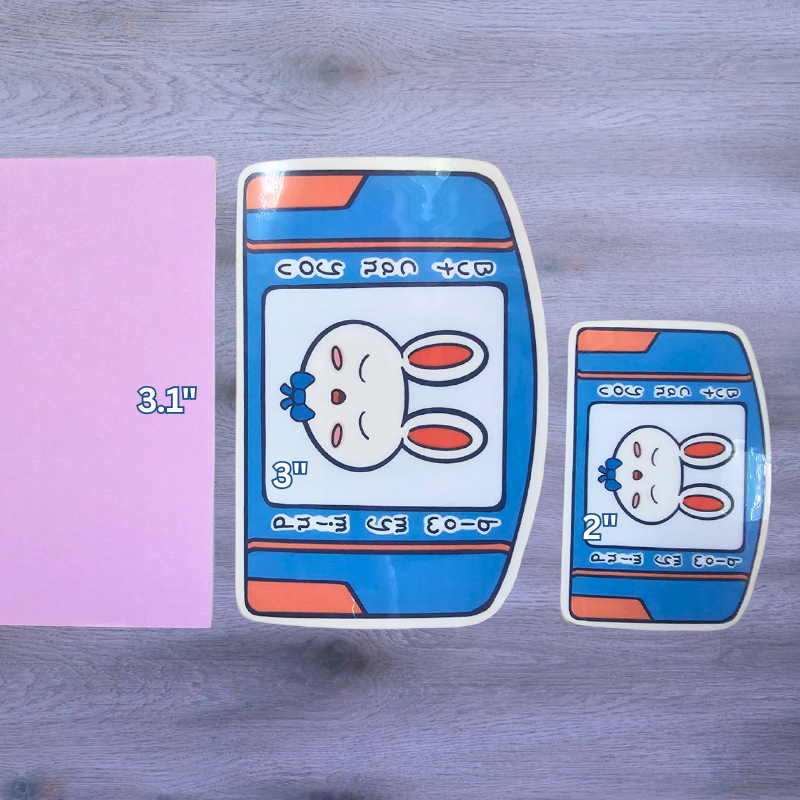 NPC Bunnies, Video Game Cartridges, Sassy Stickers
