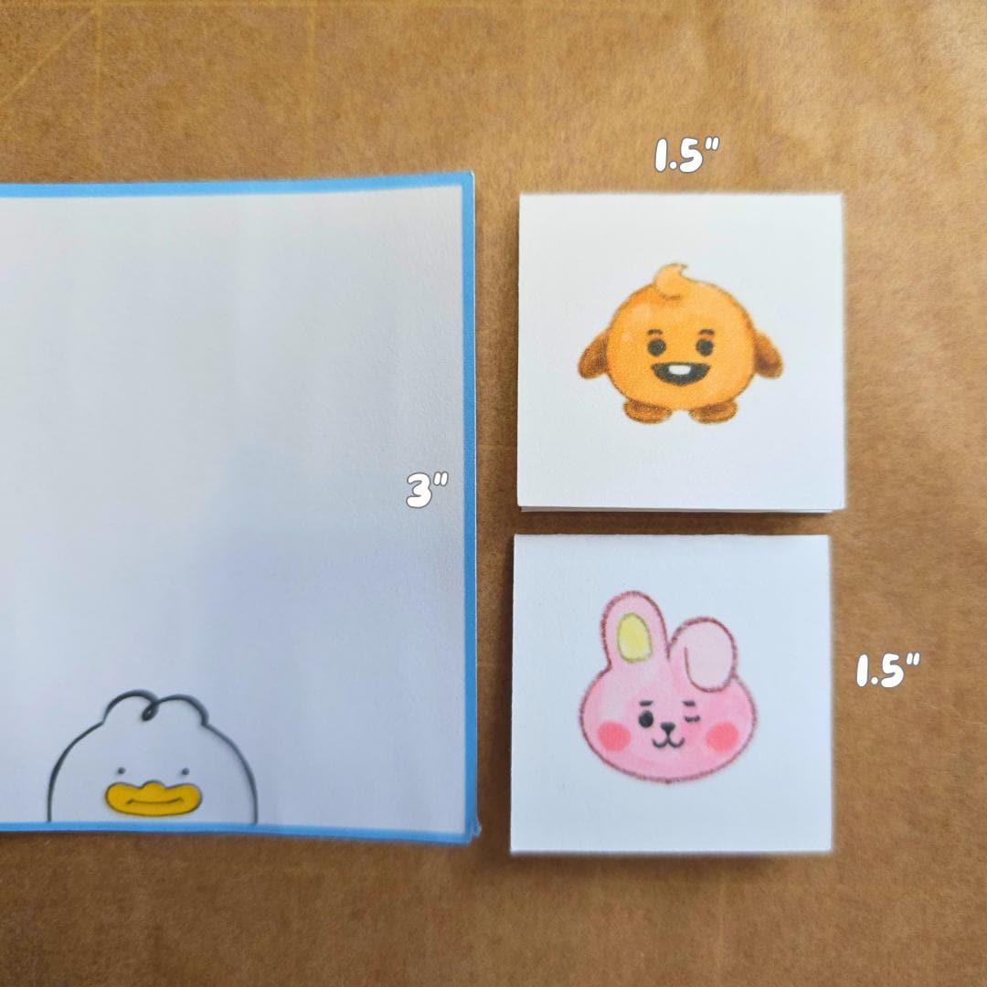 BT21 BTS Mini Notecard KPOP Fan Cards