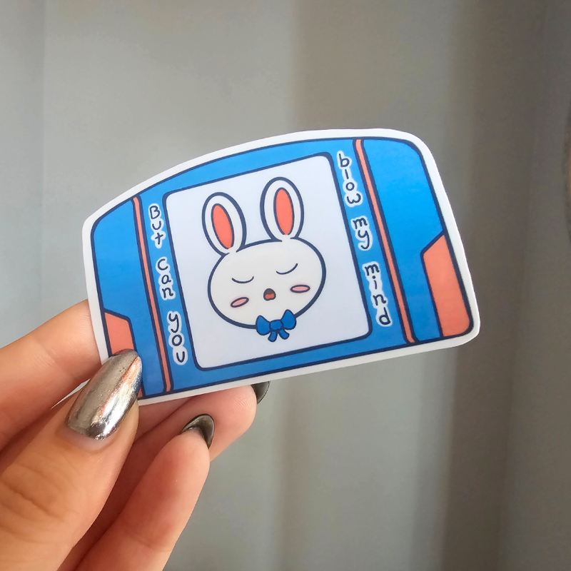 NPC Bunnies, Video Game Cartridges, Sassy Stickers