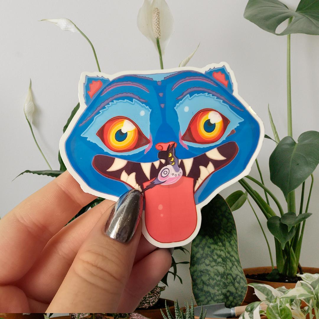 Derpy Tiger + Sussie Bird Kpop Demon Hunters Sticker!